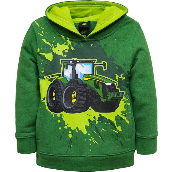 JD FLEECE HOODIE SPLASH TRACTOR TOD 3