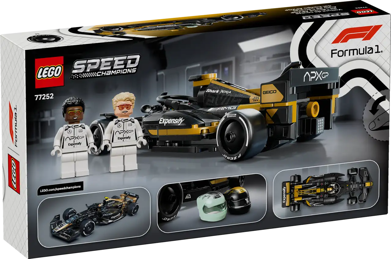 LEGO 77252 SPEED APXGP TEAM RACE CAR F1