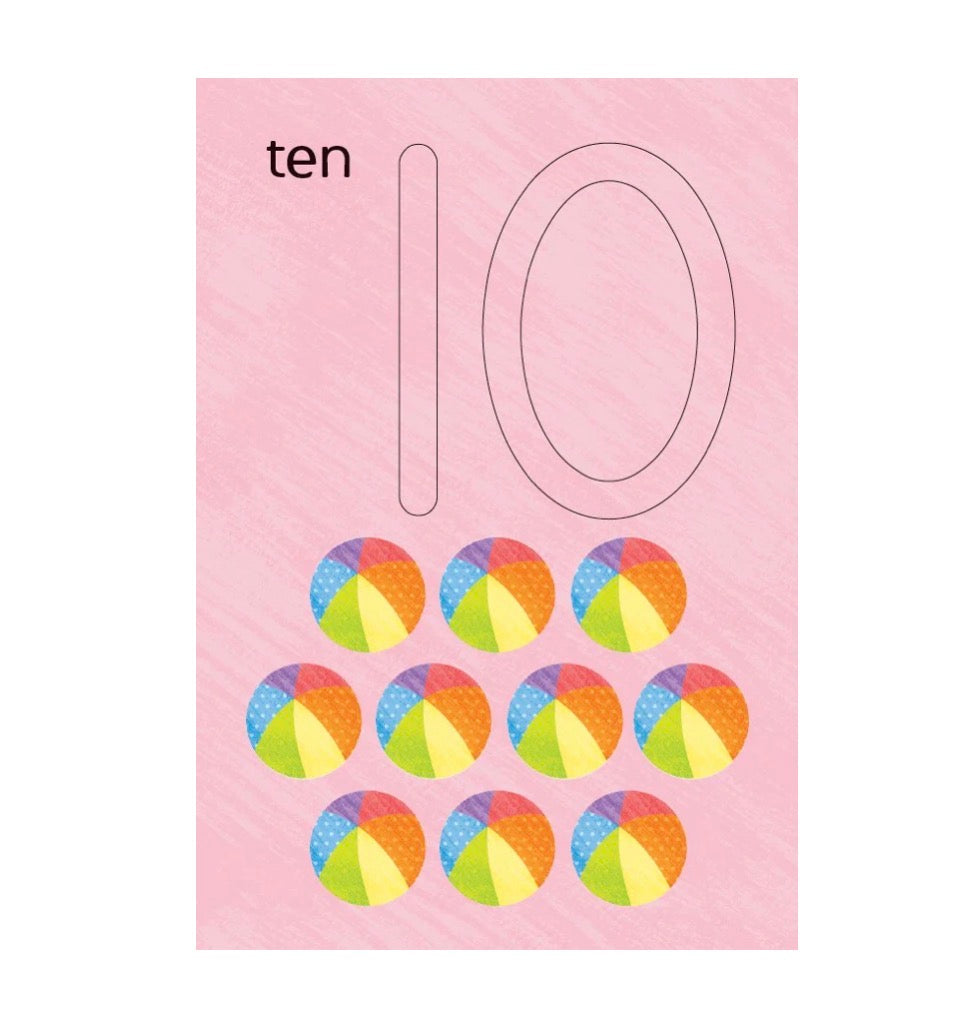 BOOK TOUCH & TRACE GIANT FLASHCARDS 123