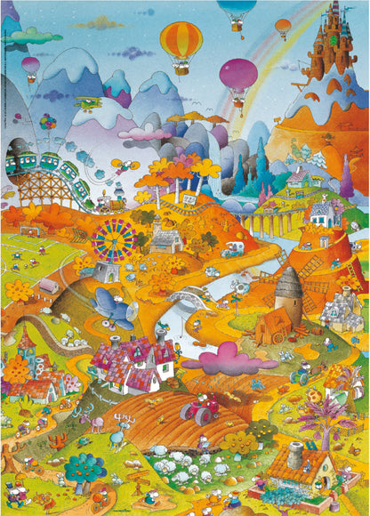 PUZZLE 1000PC HEYE BY THE FIELD IDYLL