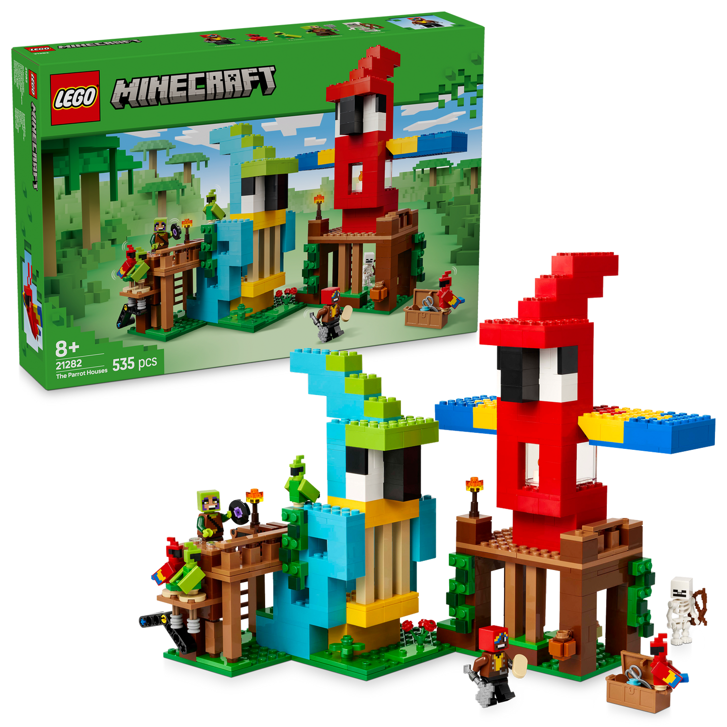 LEGO 21282 MINECRAFT THE PARROT HOUSE