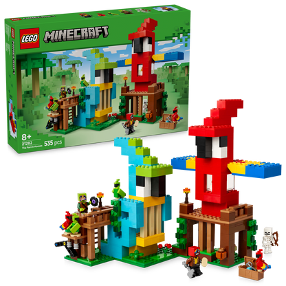 LEGO 21282 MINECRAFT THE PARROT HOUSE