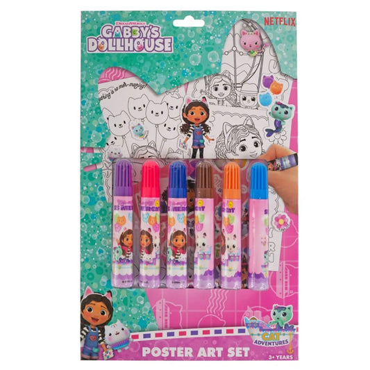 GABBY'S DOLLHOUSE POSTER ART SET