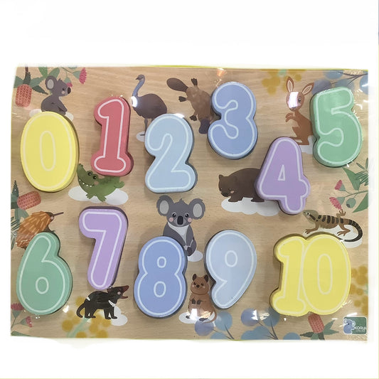 PUZZLE CHUNKY NUMBERS 0-10