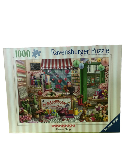 PUZZLE 1000PC BLOSSOMS FLOWER SHOP