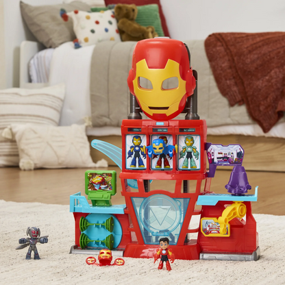 IRON MAN IRON QUARTERS PLAYSET