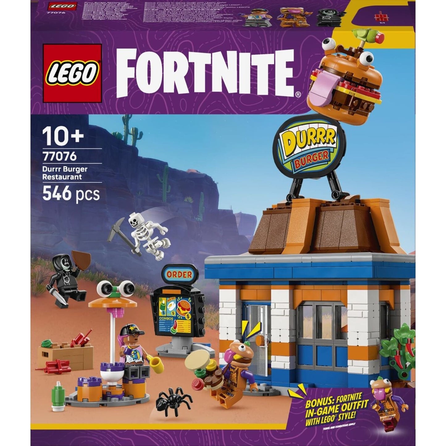 LEGO 77076 FORTNITE DURRR BURGER RESTAUR
