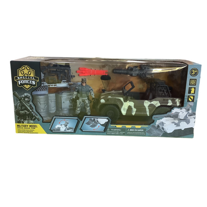 MILITARY FIGURES & VEHICLES PLAYSET SML