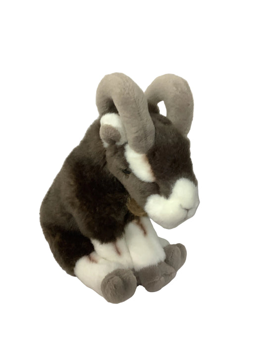 PLUSH LIVING NATURE BROWN GOAT SITTING