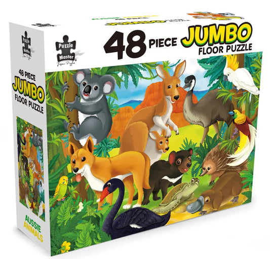 PUZZLE 48PC JUMBO FLOOR AUSSIE ANIMALS