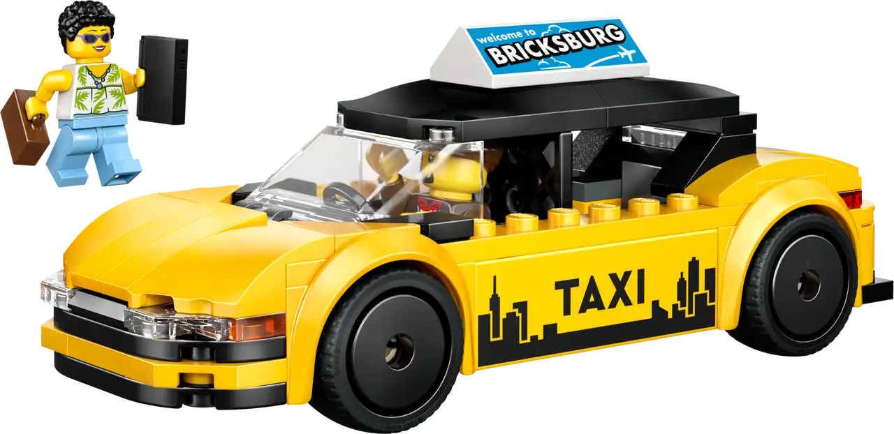 LEGO 60487 CITY YELLOW TAXI