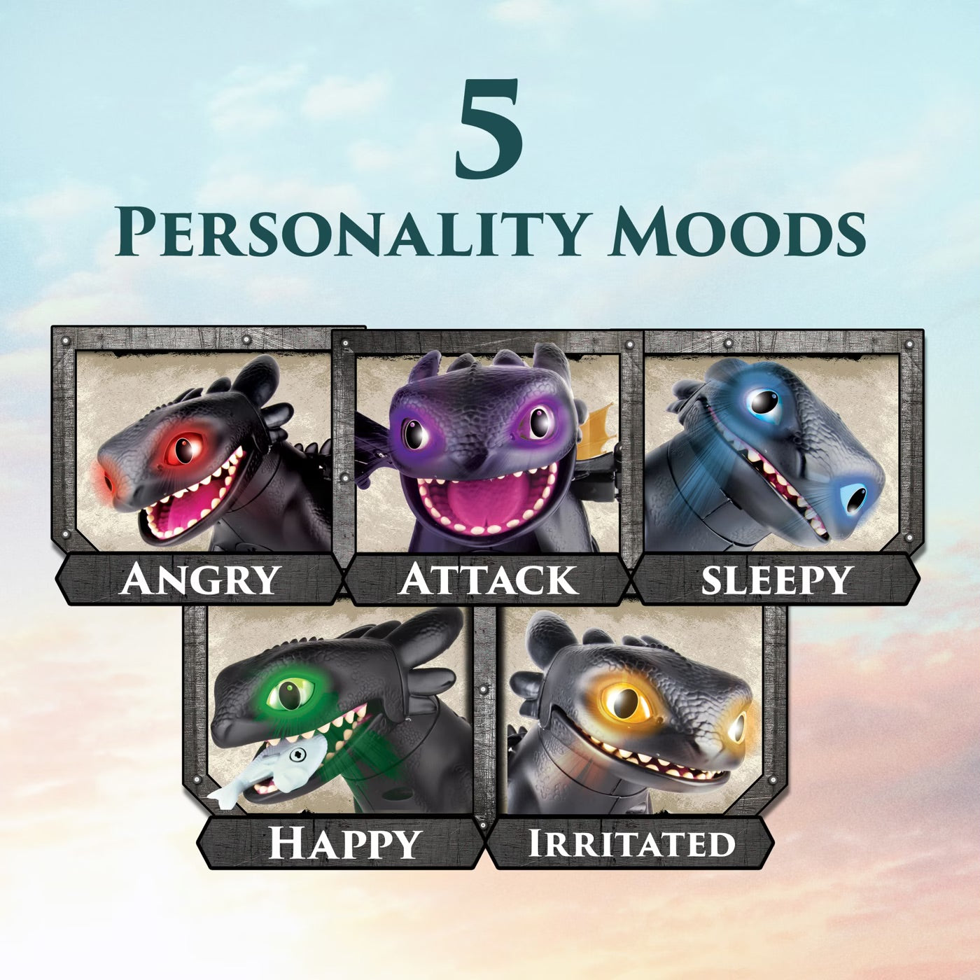 HTTY DRAGON TAME & TRAIN TOOTHLESS