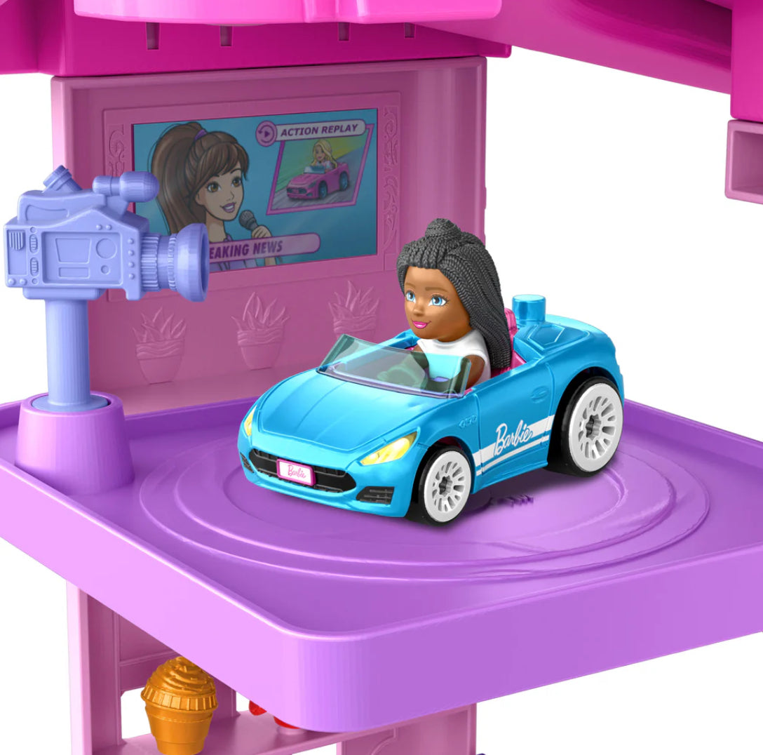 H/W RACER VERSE BARBIE SPIRAL RACE SET