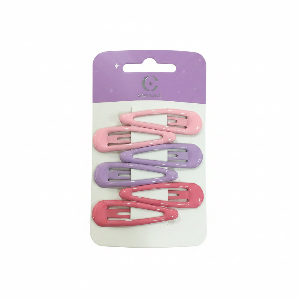 C/NICE HC03234 6PC SNAP HAIR CLIPS