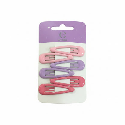 C/NICE HC03234 6PC SNAP HAIR CLIPS