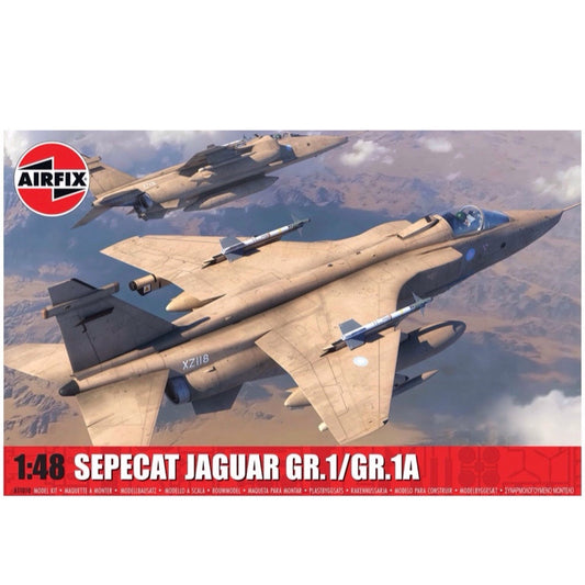 AIRFIX 1:48 SEPECAT JAGUAR GR.1/GR.1A