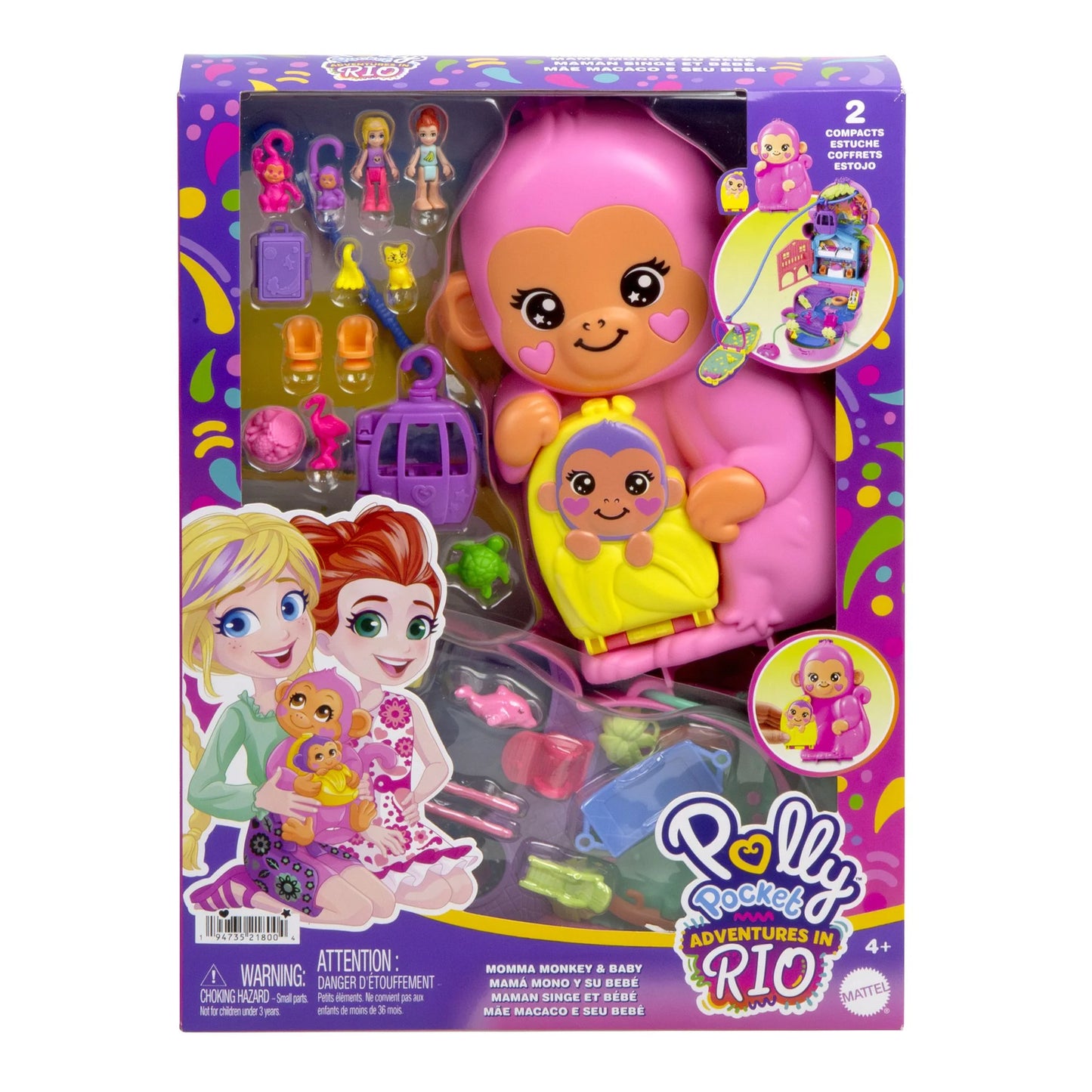 POLLY POCKET ADVENTURE PURSE AST
