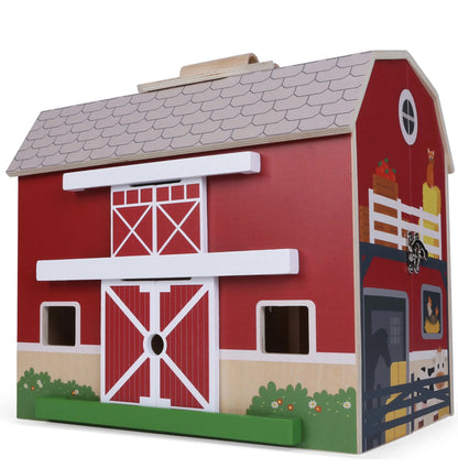 WOODEN FARM PLAYSET EDUFUN
