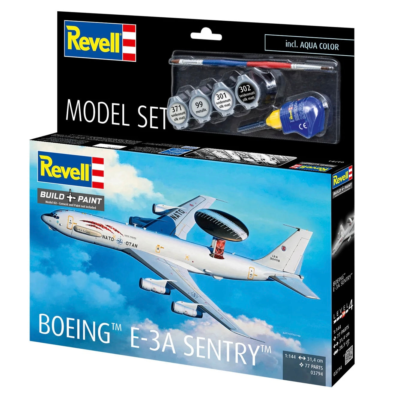 REVELL 1/144 BOEING E-3A MODEL SET