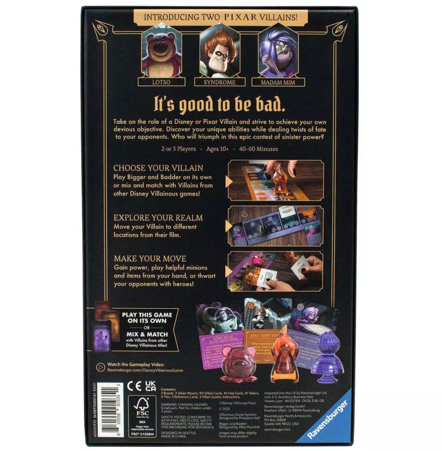 GAME DISNEY VILLAINOUS BIGGER AND BADDER