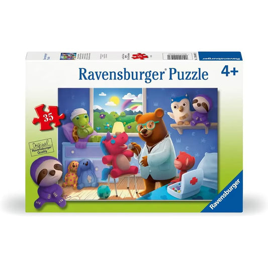 PUZZLE 35PC STUFFED ANIMAL HOSPITAL