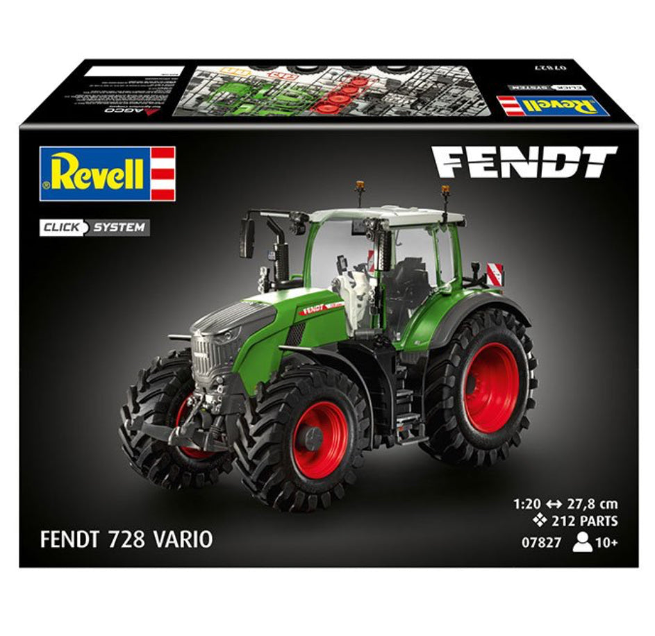 REVELL 1:20 CLICK SYSTEM FENDT TRACTOR