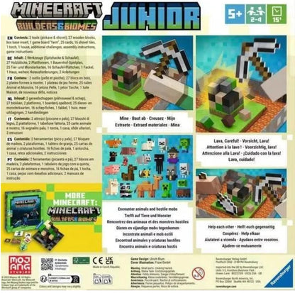 GAME MINECRAFT BUILDERS & BIOMES JUNIOR