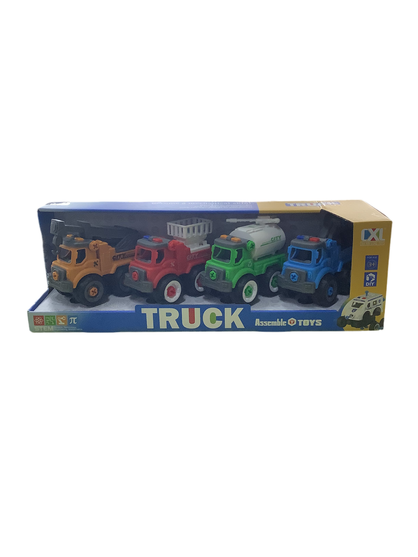 DIY CITY STREET TRUCK 4 PACK