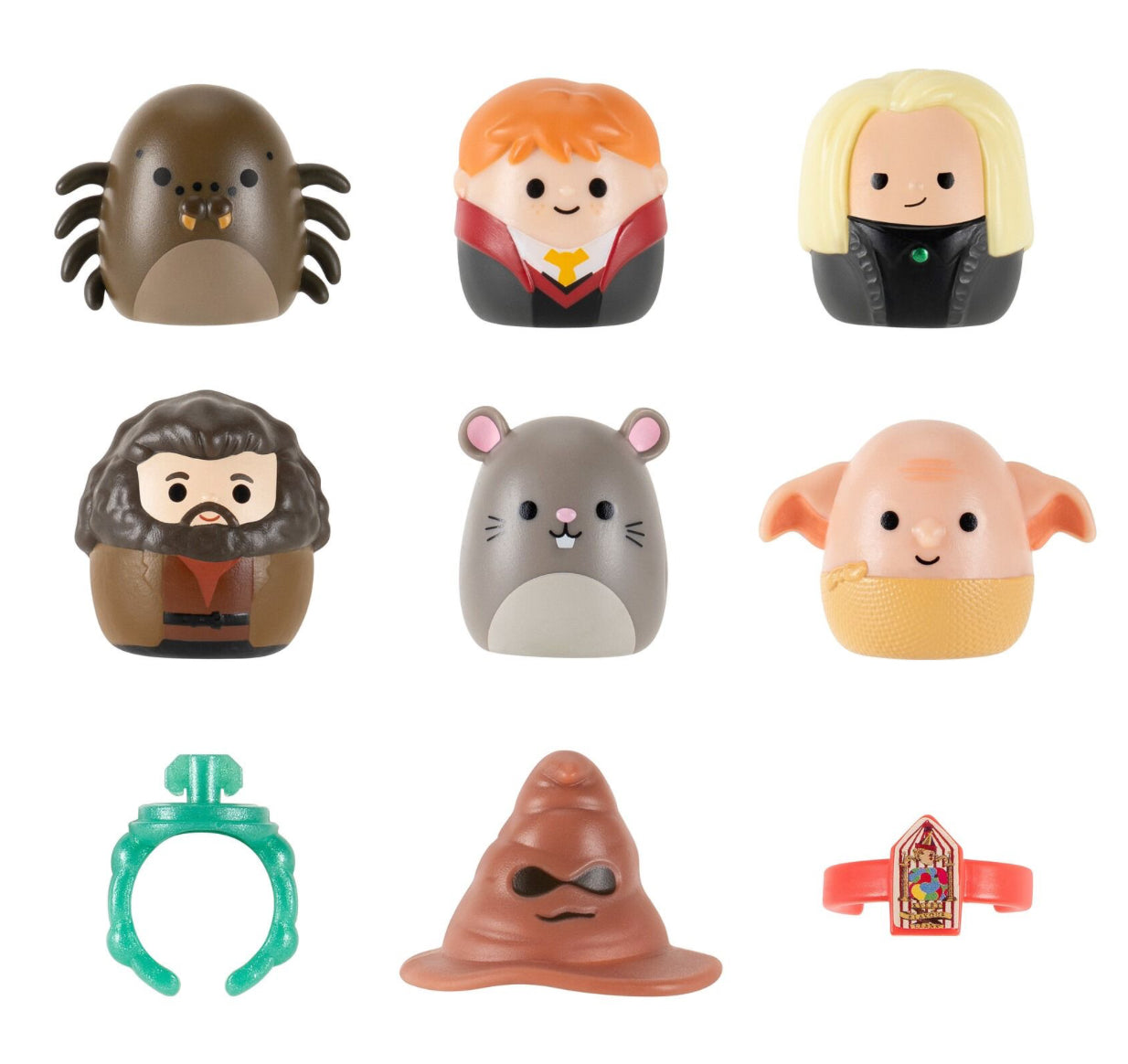 SQUISH-A-LONGS HARRY POTTER 6PK AST