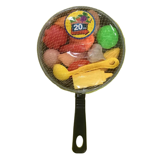 FRYING PAN WITH LOD 20PC ACCESSORIES