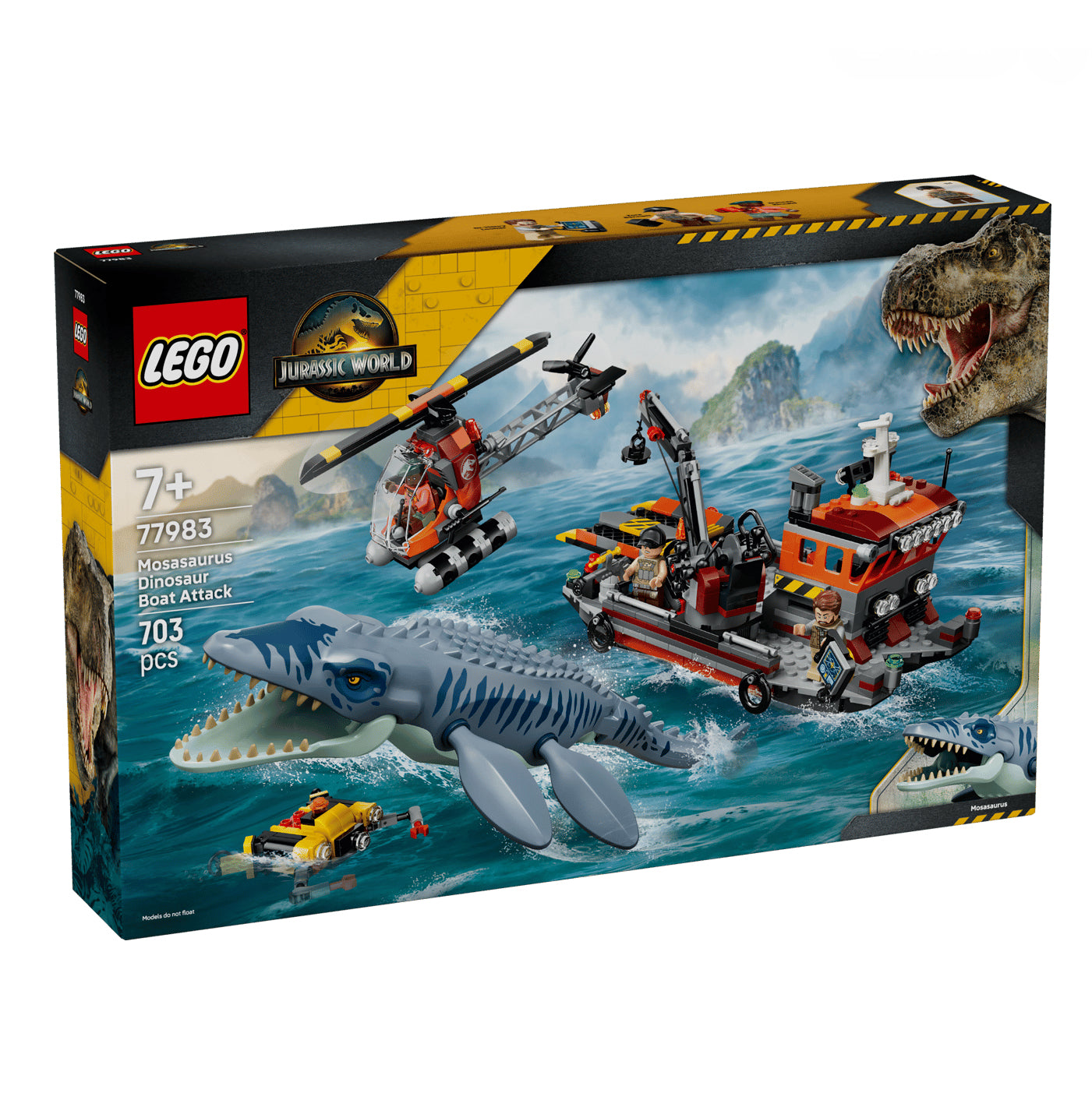 LEGO 77983 JW MOSASAURUS BOAT ATTACK