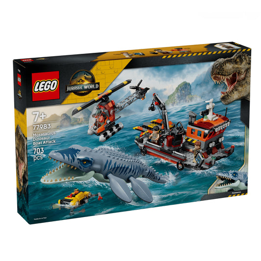 LEGO 77983 JW MOSASAURUS BOAT ATTACK