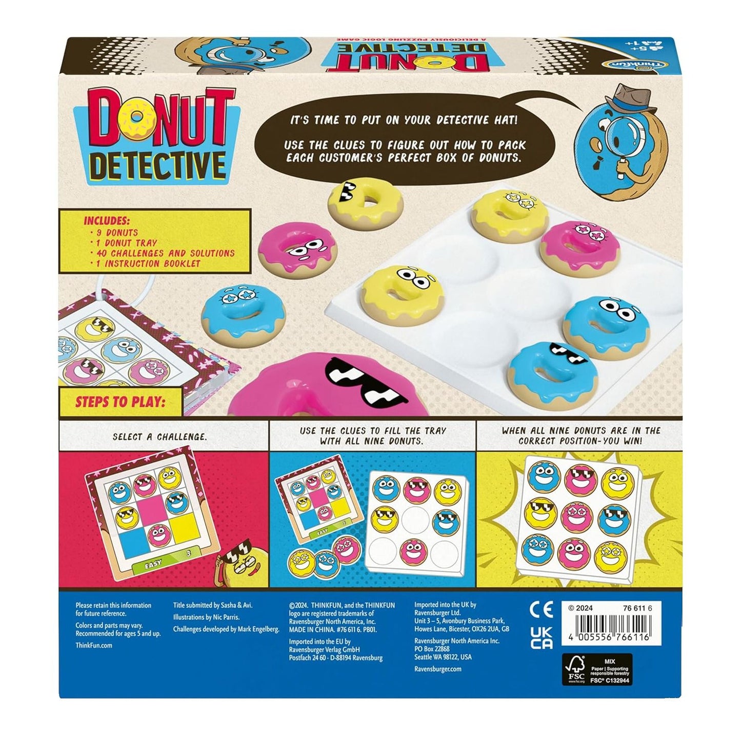 THINKFUN DONUT DETECTIVE GAME