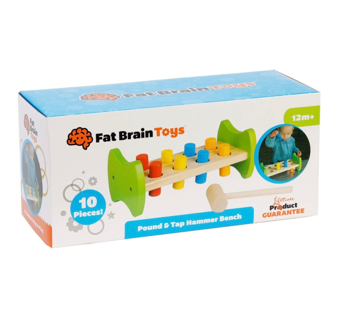 FAT BRAIN POUND & TAP HAMMER BENCH