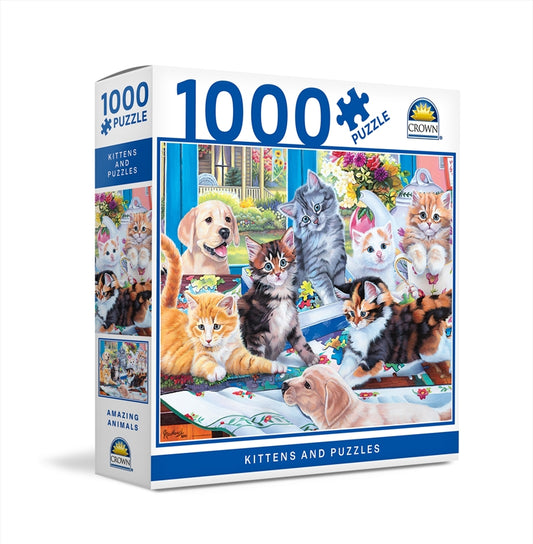PUZZLE 1000PC KITTENS & PUZZLES