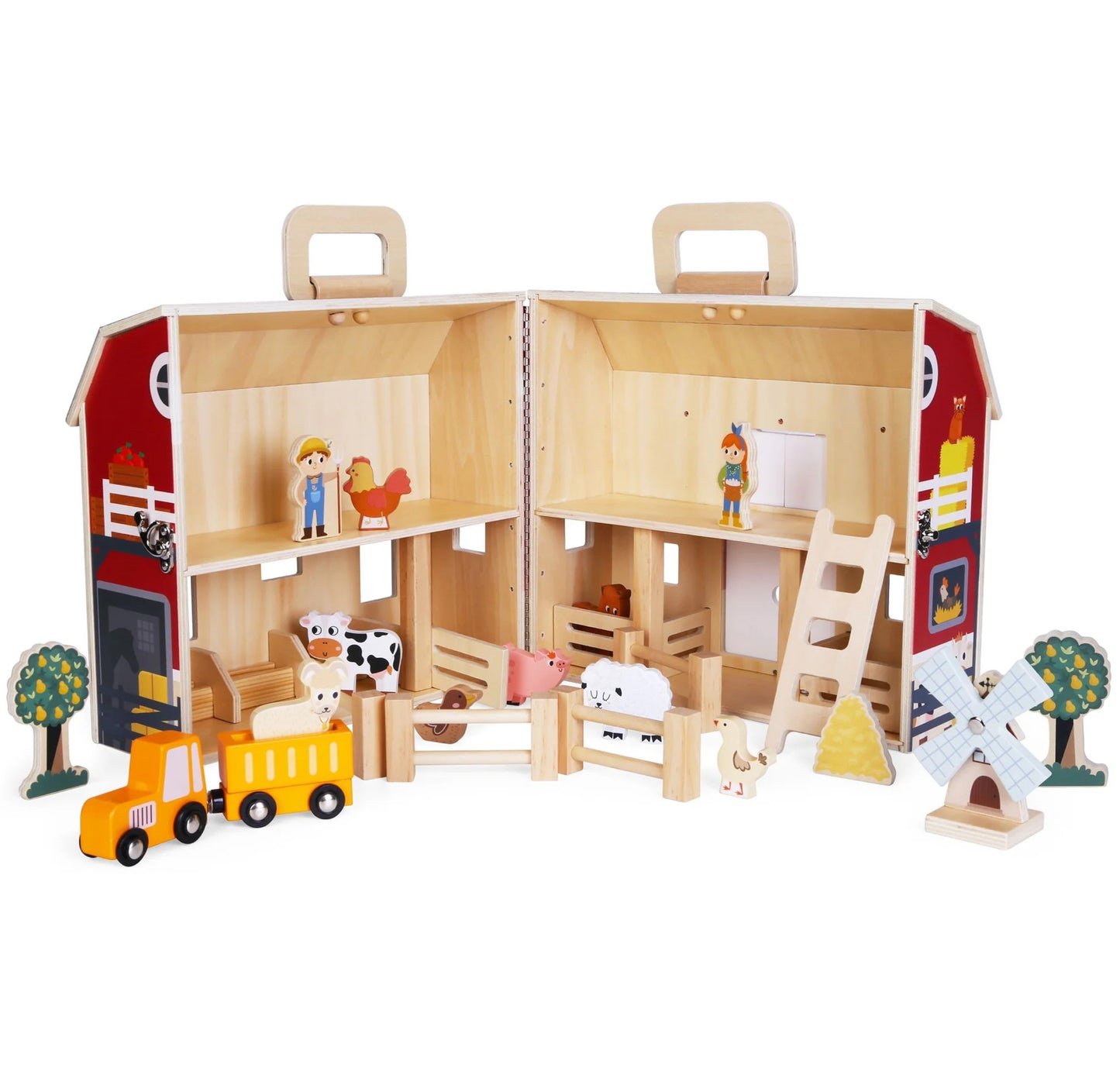 WOODEN FARM PLAYSET EDUFUN