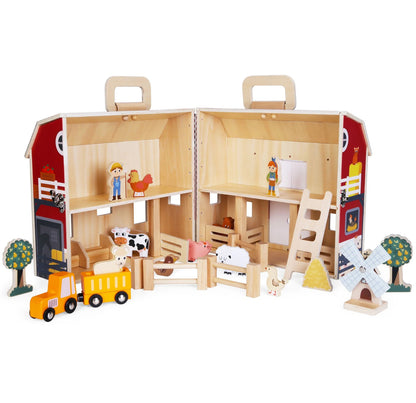 WOODEN FARM PLAYSET EDUFUN