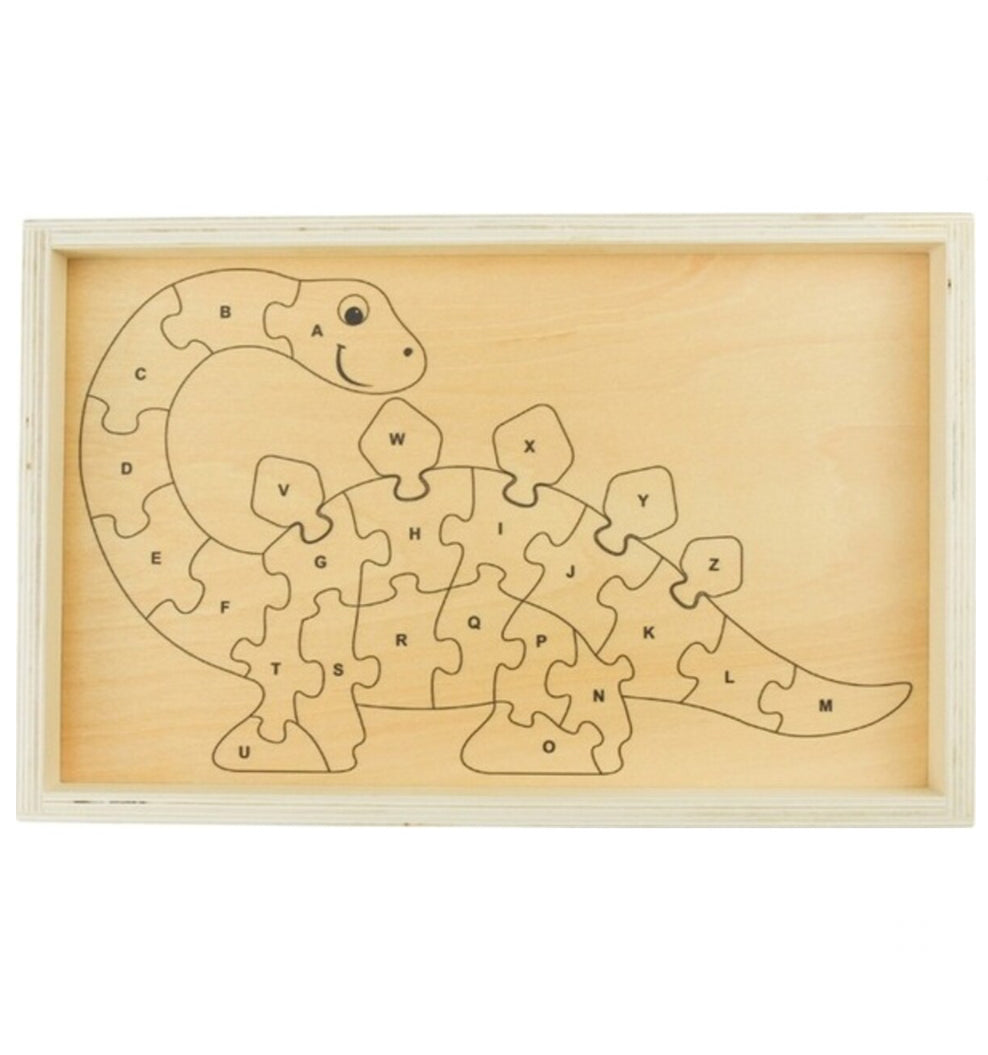 PUZZLE CHUNKY A-Z DINOSAUR