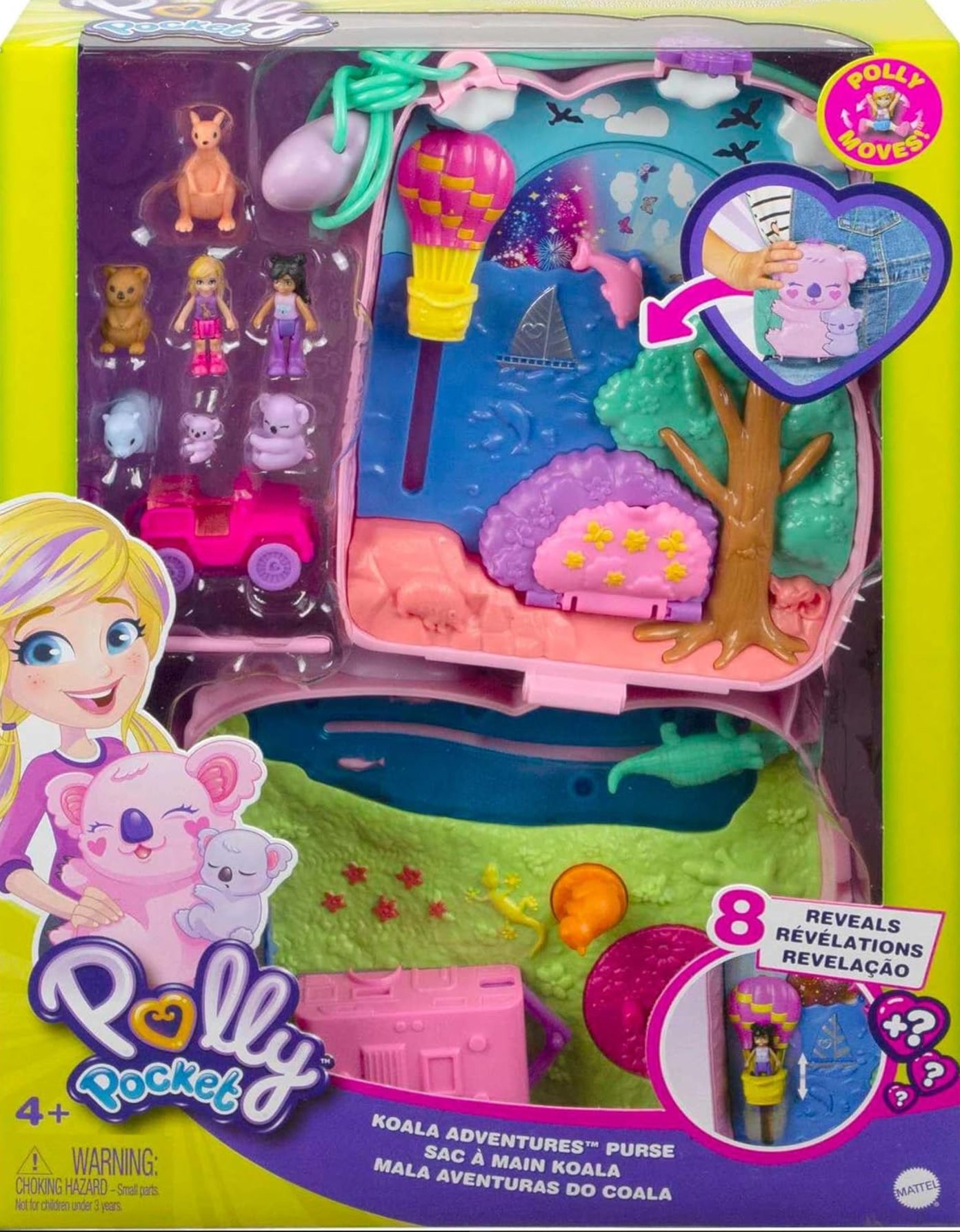 POLLY POCKET MONKEY ADVENTURES PURSE