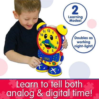 TLJ TELLY THE TEACHING TIME CLOCK