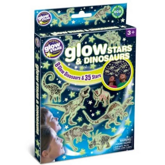 BRAINSTORM GLOW STARS & DINOSAURS