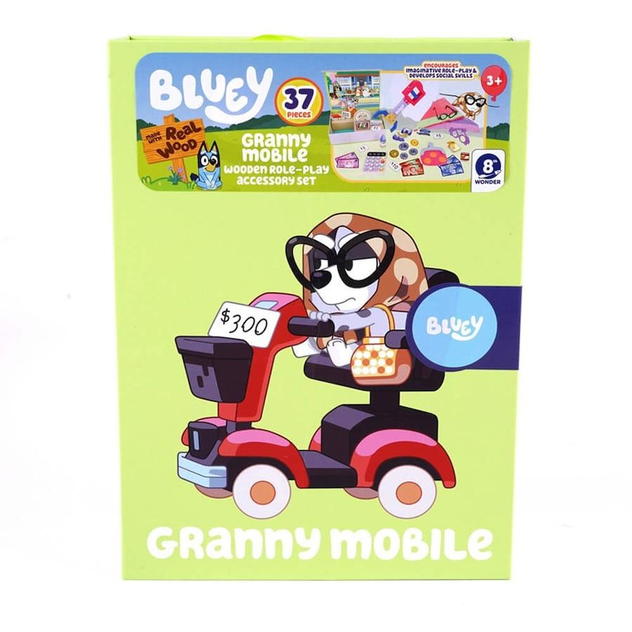 BLUEY ROLE PLAY BOOK GRANNY MOBILE