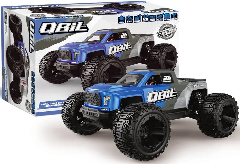 R/C MAVERICK 1/16 MONSTER TRUCK BLUE