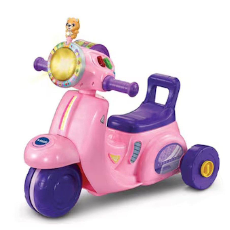 VTECH 2 IN 1 RIDE & BALANCE SCOOTER PINK