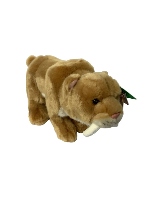 PLUSH LIVING NATURE SABRE TOOTH TIGER