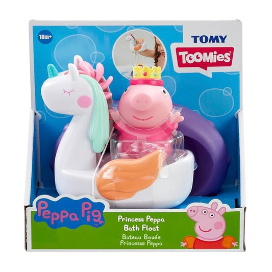 TOMY PEPPA PIG BATH FLOAT PRINCESS PEPPA