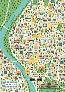 PUZZLE 1000PC MAP 9OF SEVILLE