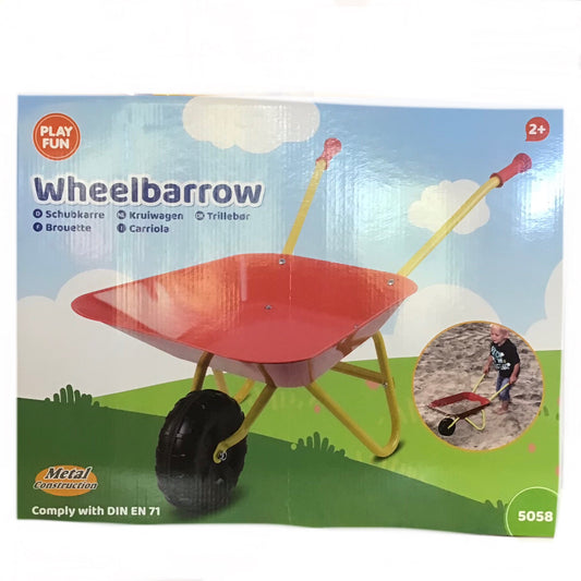 KIDS WHEELBARROW RED