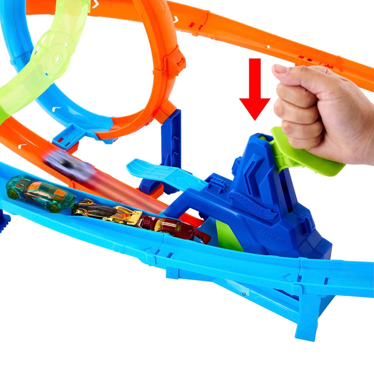 H/W STUNT TRACKS RAPID LAUNCH CYCLONE
