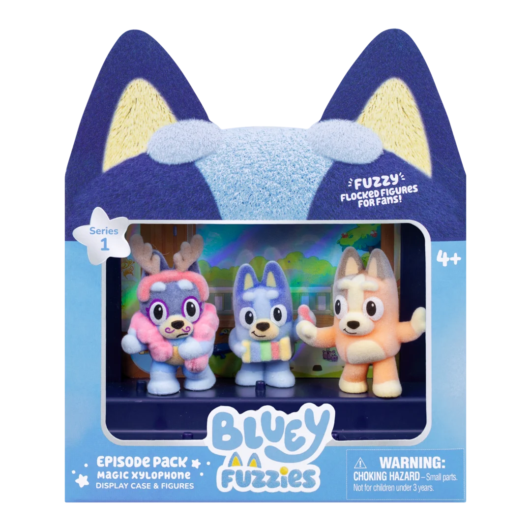 BLUEY S14 FUZZIES FIGURE CASE SET AST